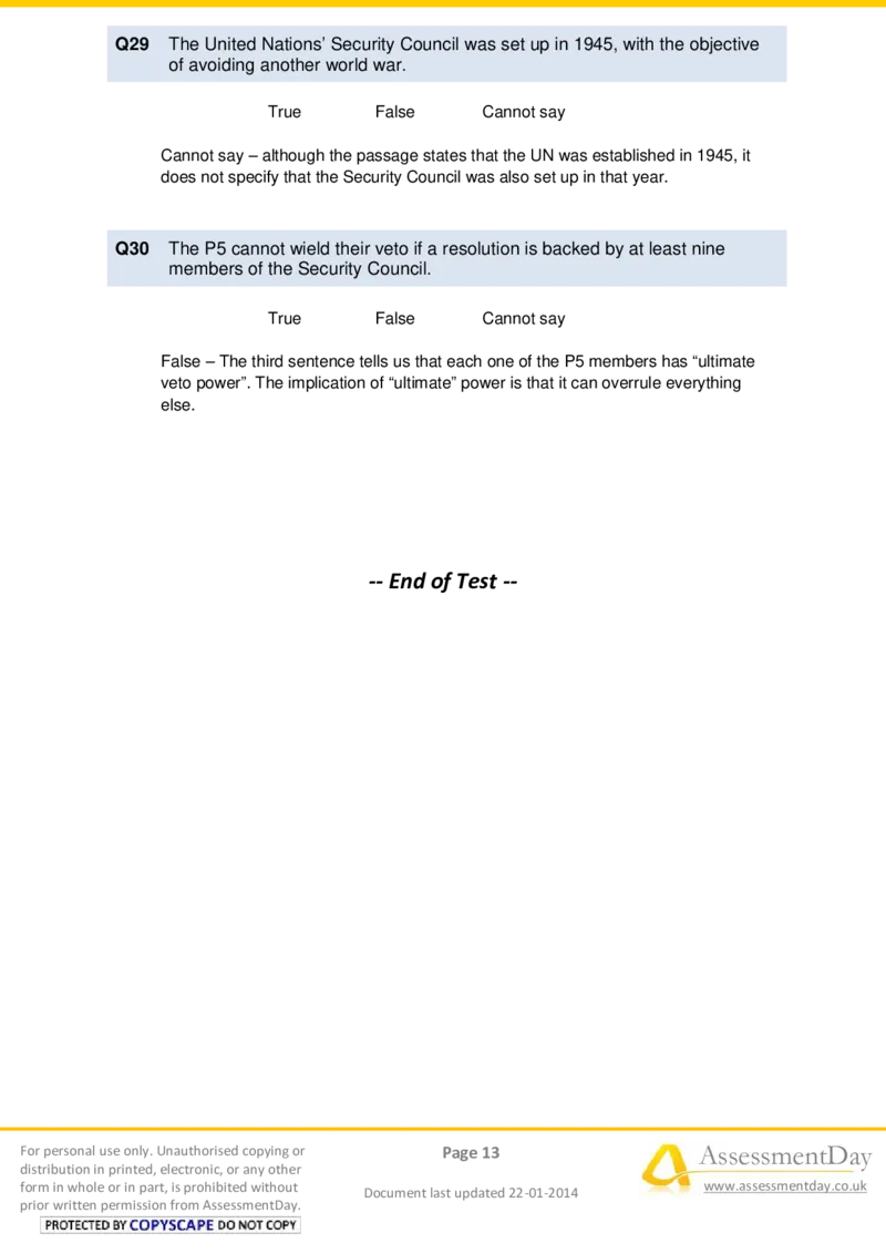 VerbalReasoningTest7-Solutions_2025春招题库汇总_八大题库-1_04八大汇总_信永中和_专业题综合知识-参考_英文题_VerbalReasoningTests