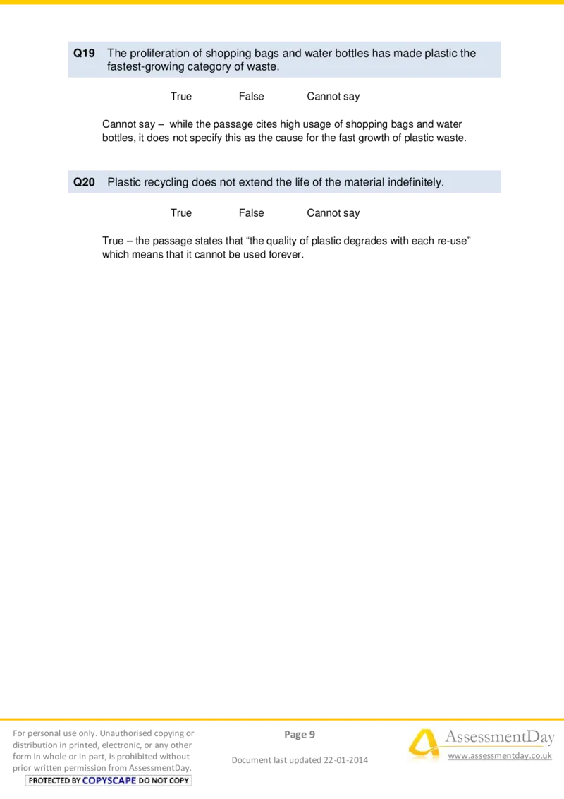 VerbalReasoningTest7-Solutions_2025春招题库汇总_八大题库-1_04八大汇总_信永中和_专业题综合知识-参考_英文题_VerbalReasoningTests