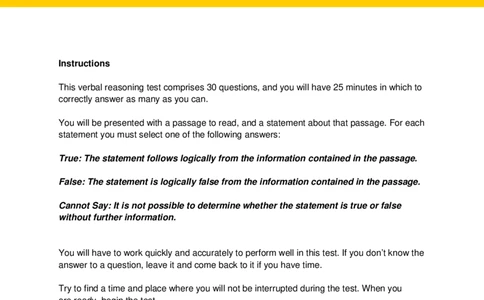 VerbalReasoningTest7-Solutions_2025春招题库汇总_八大题库-1_04八大汇总_信永中和_专业题综合知识-参考_英文题_VerbalReasoningTests