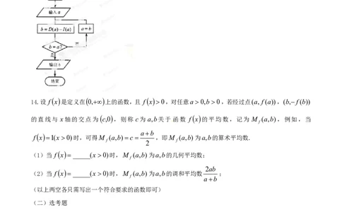 2014年高考数学试卷（理）（湖北）（空白卷）_历年高考真题合集_数学历年高考真题_新&middot;PDF版2008-2025&middot;高考数学真题_数学（按年份分类）2008-2025_2014&middot;高考数学真题