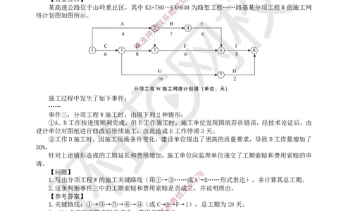 16.2025一建公路案例特训-第16讲-专题五进度管理_2026年一级建造师_2026年一建公路_2025年一建公路SVIP_04-冲刺串讲✿考点强化✿小灶集训_07-公路《案例特训班》吴然HQ