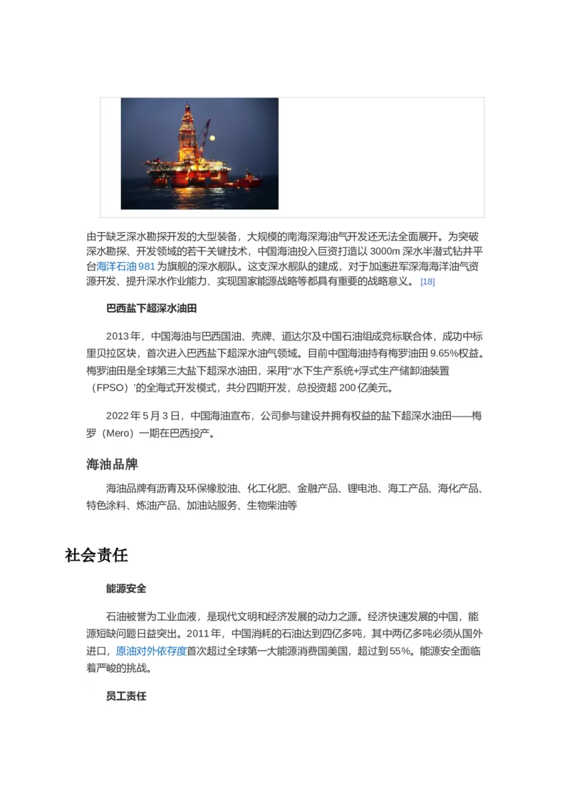中海油企业简介_三桶油_中海油_中海油_4-中国海油企业文化和石油常识