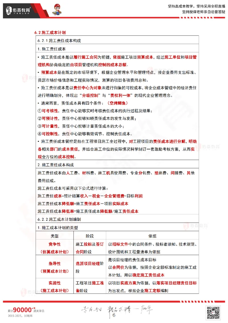 2025.6.15佑森教育林子婷授课一建项目管理《第六、七、八、九、十章》专用讲义，版权所有，侵权必究_2026年一级建造师_2026年一建管理_2025年一建管理SVIP