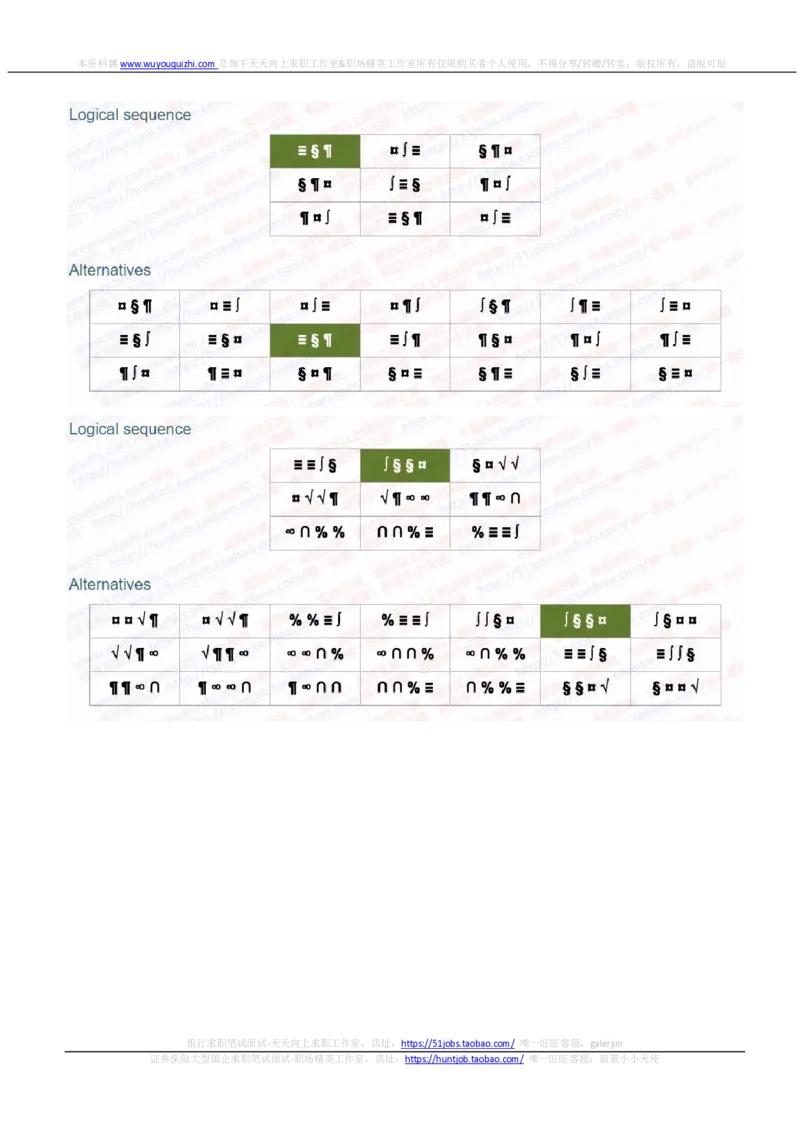 渣打银行2020招聘在线笔试完整真题及答案20200306_2025春招题库汇总_外资银行题库_23渣打_2020年历次OT真题及答案