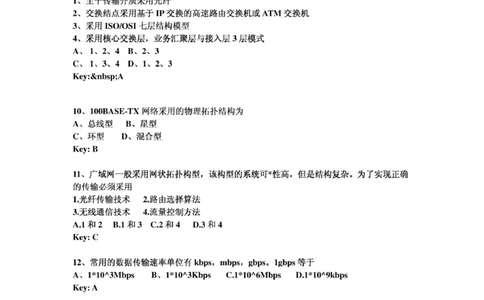电信笔试真题之技术类--2010年宁波电信招聘网络管理员笔试试题_2025春招题库汇总_国企-运营商题库_电信笔试资料_最新_笔试_重中之重2010-2022历年电信笔试真题