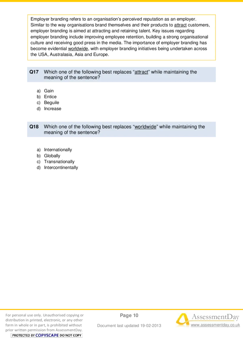 VerbalComprehensionTest6-Questions_2025春招题库汇总_八大题库-1_04八大汇总_信永中和_专业题综合知识-参考_英文题_VerbalReasoningTests