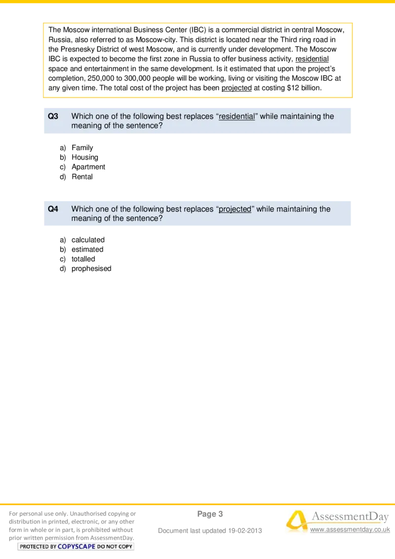 VerbalComprehensionTest6-Questions_2025春招题库汇总_八大题库-1_04八大汇总_信永中和_专业题综合知识-参考_英文题_VerbalReasoningTests
