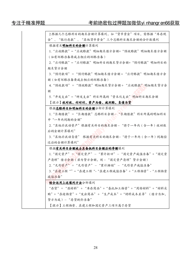 专项攻坚-财会讲义_2025春招题库汇总_银行题库-1_银行全套上岸资料_讲义+题库+冲刺_06、基础巩固讲义（理论知识点讲解+经典例题）全