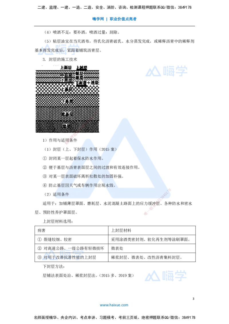 18.2025李昌春-名师精讲通关-第二章（18）沥青路面透层、粘层、封层施工_2026年一级建造师_2026年一建公路_2025年一建公路SVIP_02-基础精讲✿高端面授✿深度强化_讲义