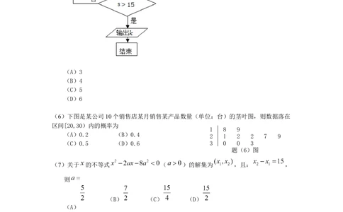 2013年高考数学试卷（文）（重庆自主命题）（空白卷）_历年高考真题合集_数学历年高考真题_新&middot;Word版2008-2025&middot;高考数学真题_数学（按省份分类）2008-2025