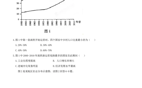 2015年高考地理试卷（重庆）（空白卷）_地理历年高考真题_新&middot;Word版2008-2025&middot;高考地理真题_地理（按年份分类）2008-2025_2015&middot;地理高考真题