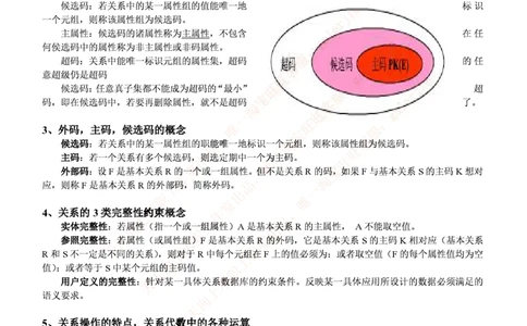 中国铁塔笔试知识点之--计算机类-数据库系统概论复习资料_2025春招题库汇总_国企题库_中国铁塔_2-中国铁塔完整版知识点笔记（仅需看自己的专业）_2-中国铁塔完整版知识点笔记资料