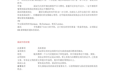 面试准备工作_三桶油_中海油_中海油_面试资料_面试基础知识_2、面试准备工作