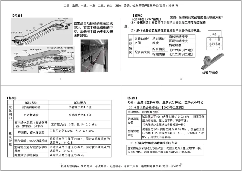 11.第七次课-第八次课拓展黑白打印版_2026年一级建造师_2026年一建机电_2025年一建机电SVIP_04-冲刺串讲✿考点强化✿小灶集训_28-机电《A计划案例专练》马明宇XT