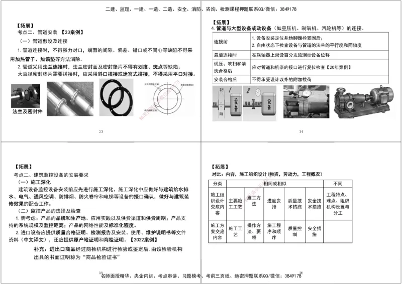 11.第七次课-第八次课拓展黑白打印版_2026年一级建造师_2026年一建机电_2025年一建机电SVIP_04-冲刺串讲✿考点强化✿小灶集训_28-机电《A计划案例专练》马明宇XT