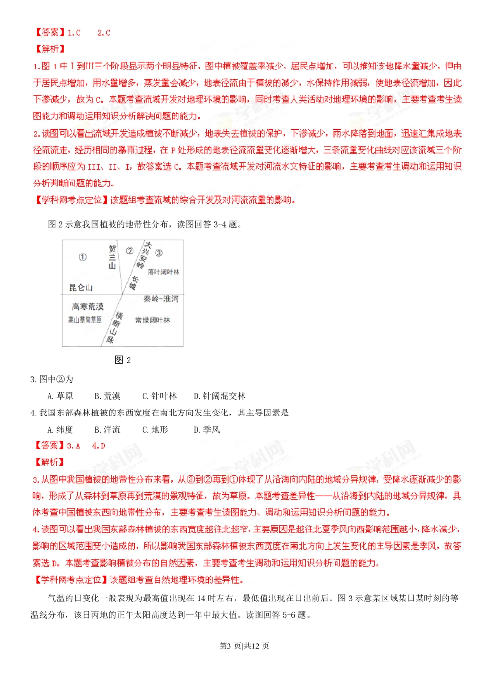 2013年高考地理试卷（山东）（解析卷）_地理历年高考真题_新&middot;PDF版2008-2025&middot;高考地理真题_地理（按年份分类）2008-2025_2013&middot;地理高考真题
