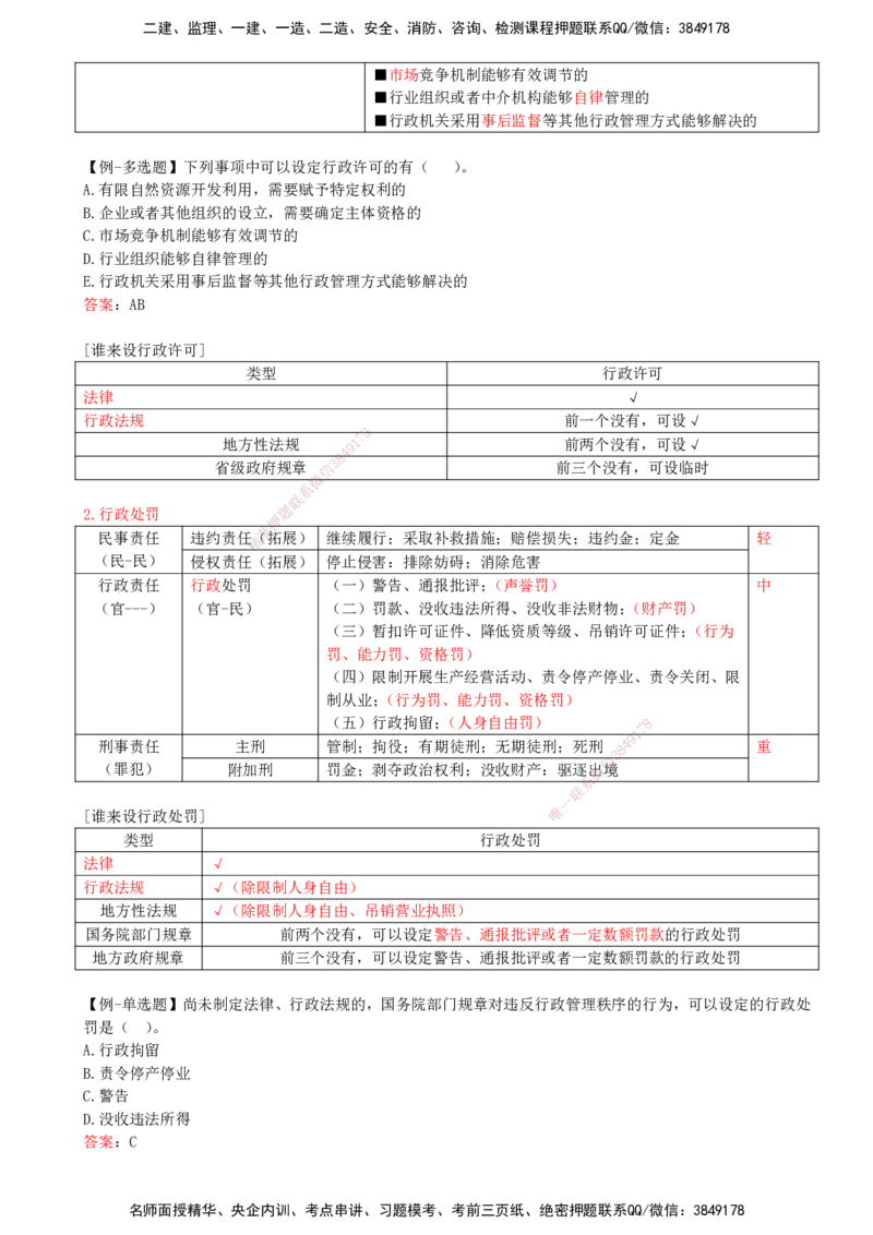 11-第1章-1.6-建设工程行政法律制度_2026年一建法规_2025年一建法规SVIP_02-基础精讲✿高端面授✿深度强化_10-法规《天一精讲班》王欣KL_讲义