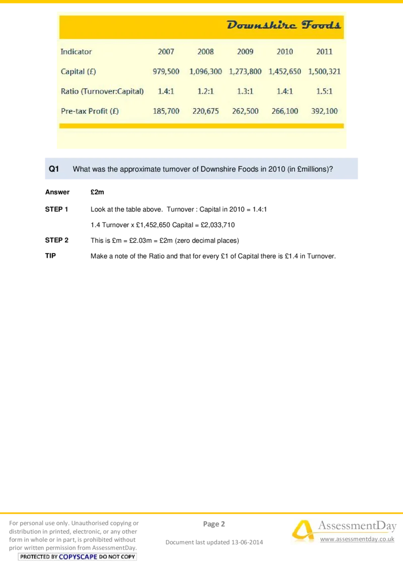 NumericalReasoningTest14-Solutions_2025春招题库汇总_十大行测题库_2023年十大热门题库更新中_05、TalentQ汇总_TalentQ笔试题库中文_TalentQ（图文版-参考）_2选看通用测试题，适用于TalentQ（N多题）