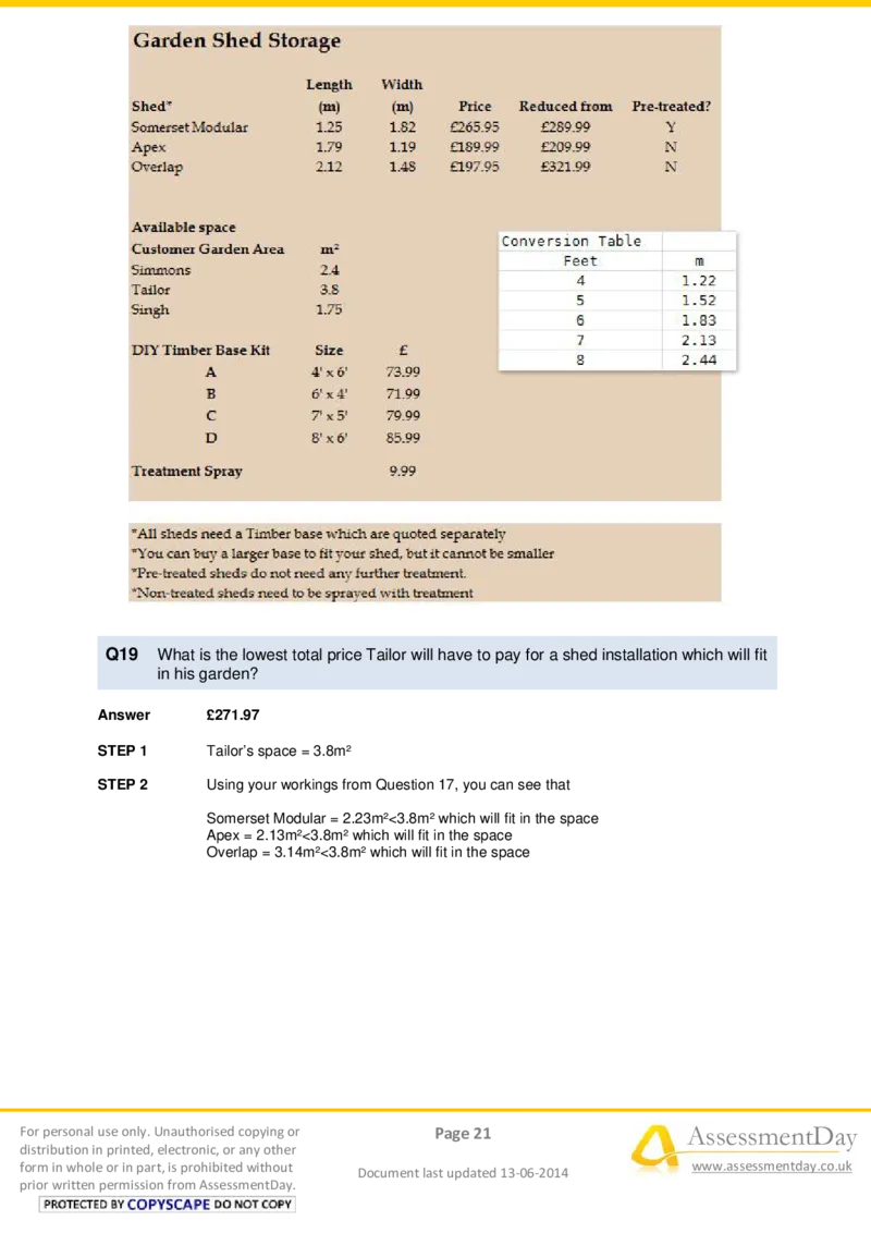 NumericalReasoningTest14-Solutions_2025春招题库汇总_十大行测题库_2023年十大热门题库更新中_05、TalentQ汇总_TalentQ笔试题库中文_TalentQ（图文版-参考）_2选看通用测试题，适用于TalentQ（N多题）