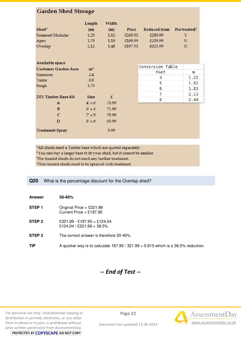 NumericalReasoningTest14-Solutions_2025春招题库汇总_十大行测题库_2023年十大热门题库更新中_05、TalentQ汇总_TalentQ笔试题库中文_TalentQ（图文版-参考）_2选看通用测试题，适用于TalentQ（N多题）
