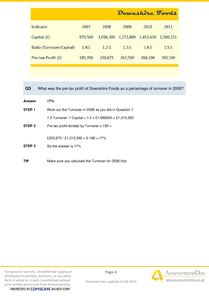 NumericalReasoningTest14-Solutions_2025春招题库汇总_十大行测题库_2023年十大热门题库更新中_05、TalentQ汇总_TalentQ笔试题库中文_TalentQ（图文版-参考）_2选看通用测试题，适用于TalentQ（N多题）