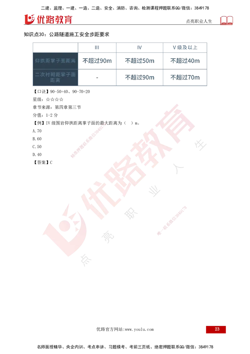 2025一建《公路实务》口诀妙记打印版_2026年一级建造师_2026年一建公路_2025年一建公路SVIP_02-基础精讲✿高端面授✿深度强化_38-公路《口诀妙记班》小文老师YL