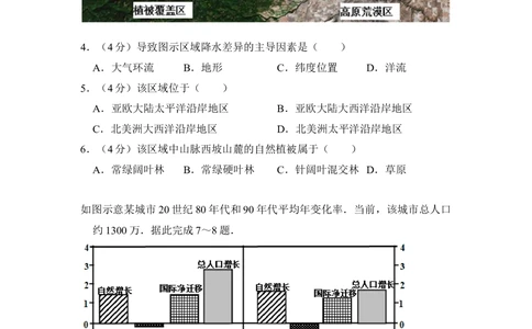 2013年高考地理试卷（新课标Ⅰ）（空白卷）_地理历年高考真题_新&middot;Word版2008-2025&middot;高考地理真题_地理（按省份分类）2008-2025_2008-2025&middot;（湖北）地理高考真题