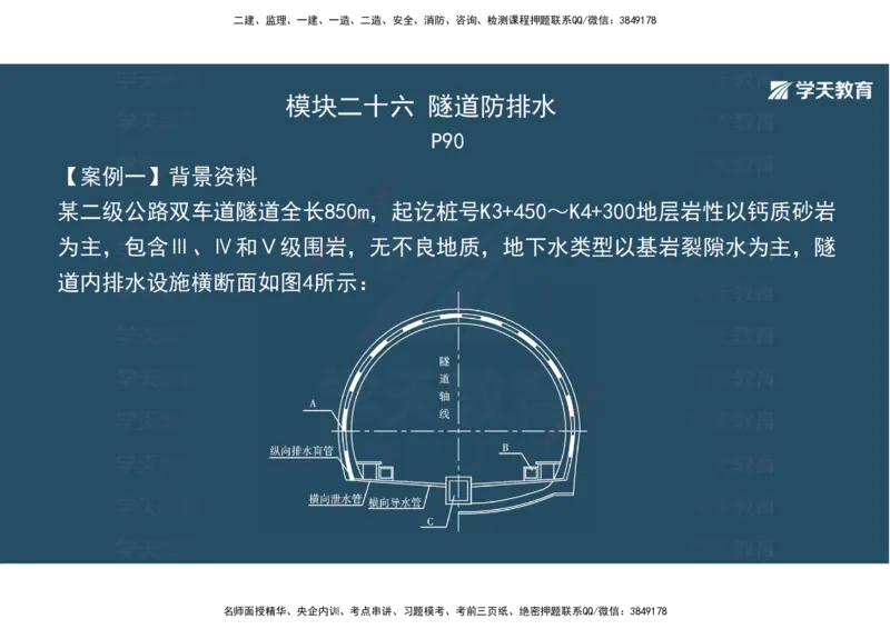 10.2025年一建《公路》案例专练讲义-隧道（彩色观看版）_2026年一级建造师_2026年一建公路_2025年一建公路SVIP_04-冲刺串讲✿考点强化✿小灶集训_17-公路《A计划案例专练》刘滢XT