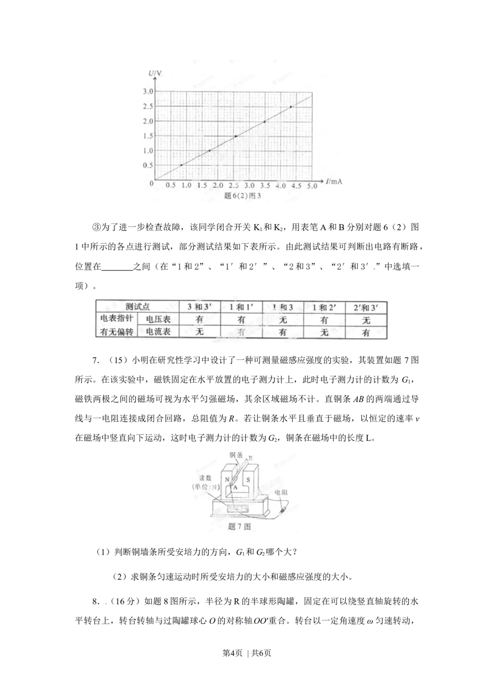 2013年高考物理试卷（重庆）（空白卷）_物理历年高考真题_新&middot;Word版2008-2025&middot;高考物理真题_物理（按试卷类型分类）2008-2025_自主命题卷&middot;物理（2008-2025）