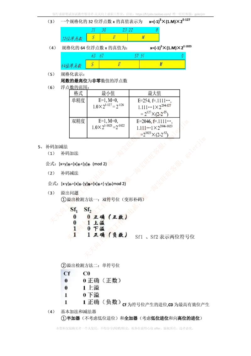 中国铁塔笔试知识点之--计算机类-计算机组成与体系结构总结_2025春招题库汇总_国企题库_中国铁塔_2-中国铁塔完整版知识点笔记（仅需看自己的专业）_2-中国铁塔完整版知识点笔记资料