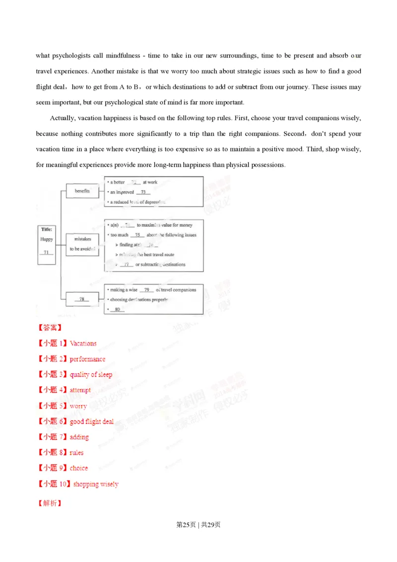 2014年高考英语试卷（湖南）（解析卷）_英语历年高考真题_新&middot;PDF版2008-2025&middot;高考英语真题_英语（按试卷类型分类）2008-2025_自主命题卷&middot;英语（2008-2025）_湖南自主命题&middot;英语（2008-2015）