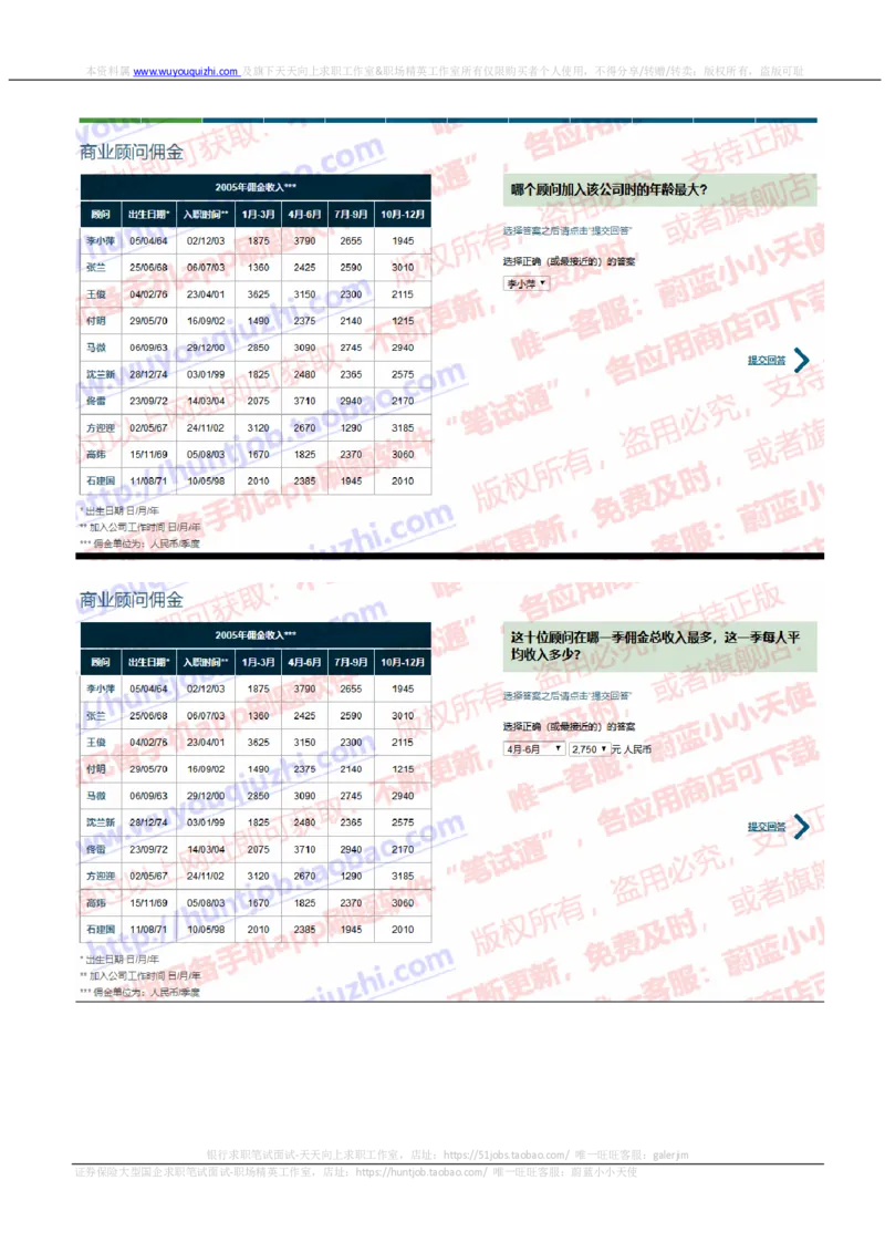 渣打银行2020招聘0920在线测试真题及答案_2025春招题库汇总_外资银行题库_23渣打_2020年历次OT真题及答案