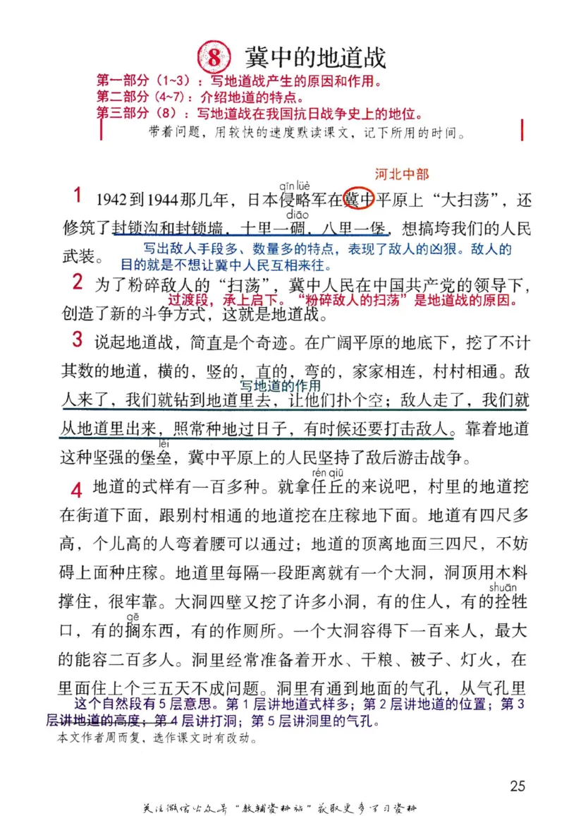 五年级上册语文部编版课堂笔记（抖音版）_小学初中学霸笔记类资料汇总6.33GB_小学同步课堂笔记2.76GB_1~6年级全册语文部编版课堂笔记