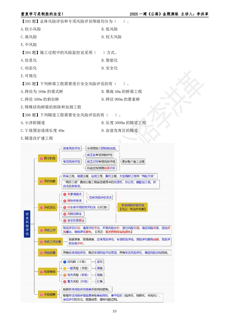 2025一建《公路》金题演练5（题目）_2026年一级建造师_2026年一建公路_2025年一建公路SVIP_02-基础精讲✿高端面授✿深度强化_11-公路《全系VIP班》李洪革SMR推荐_06.金题演练