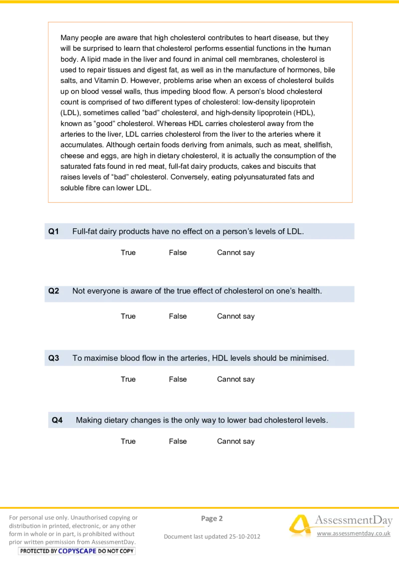 VerbalReasoningTest7-Questions_2025春招题库汇总_八大题库-1_04八大汇总_信永中和_专业题综合知识-参考_英文题_VerbalReasoningTests
