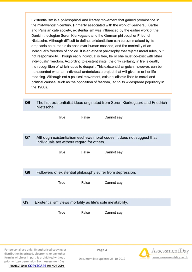 VerbalReasoningTest7-Questions_2025春招题库汇总_八大题库-1_04八大汇总_信永中和_专业题综合知识-参考_英文题_VerbalReasoningTests