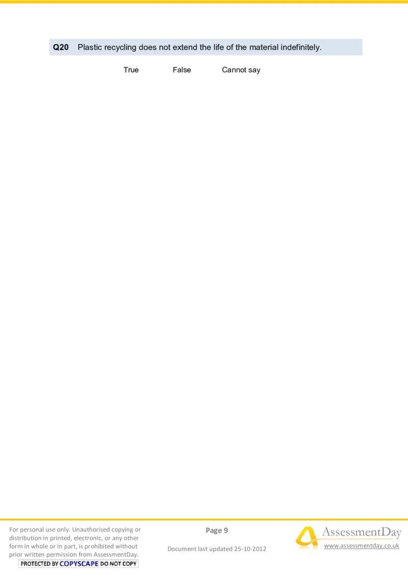 VerbalReasoningTest7-Questions_2025春招题库汇总_八大题库-1_04八大汇总_信永中和_专业题综合知识-参考_英文题_VerbalReasoningTests
