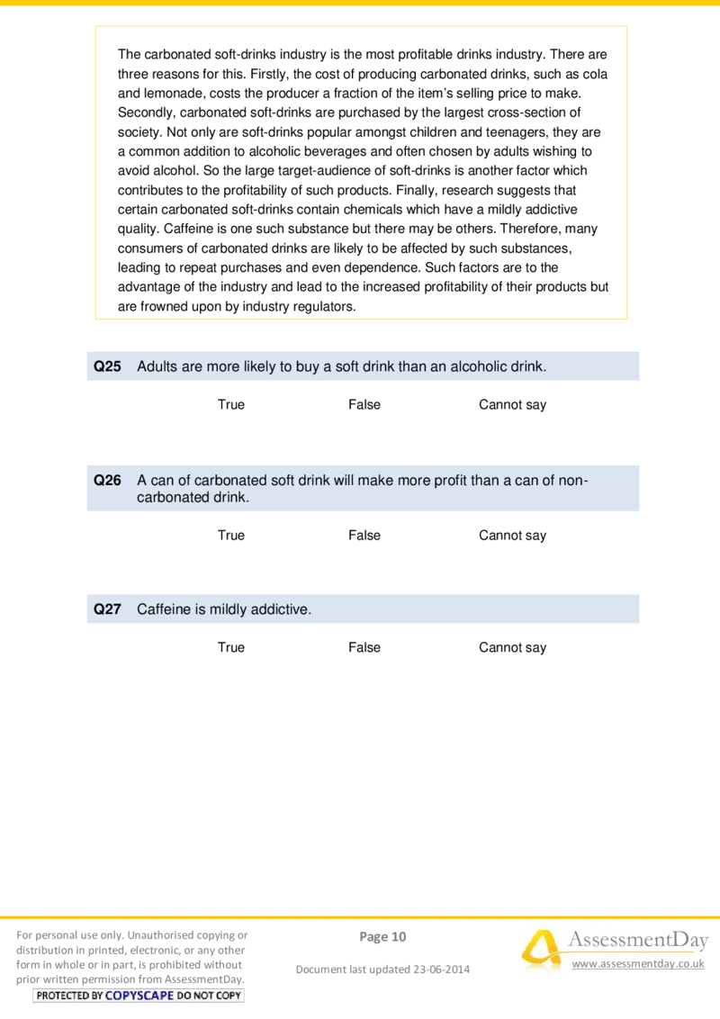 VerbalReasoningTest2-Questions_2025春招题库汇总_八大题库-1_04八大汇总_信永中和_专业题综合知识-参考_英文题_VerbalReasoningTests