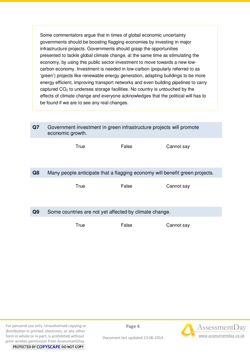 VerbalReasoningTest2-Questions_2025春招题库汇总_八大题库-1_04八大汇总_信永中和_专业题综合知识-参考_英文题_VerbalReasoningTests