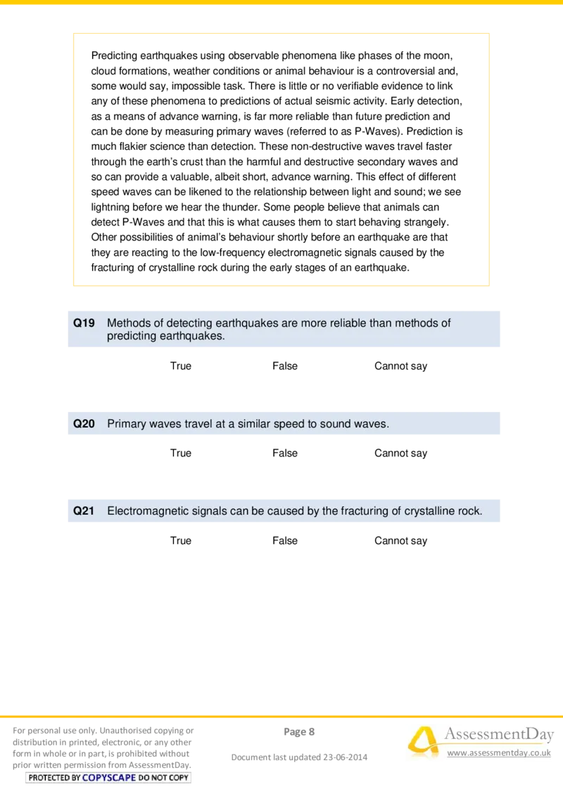 VerbalReasoningTest2-Questions_2025春招题库汇总_八大题库-1_04八大汇总_信永中和_专业题综合知识-参考_英文题_VerbalReasoningTests
