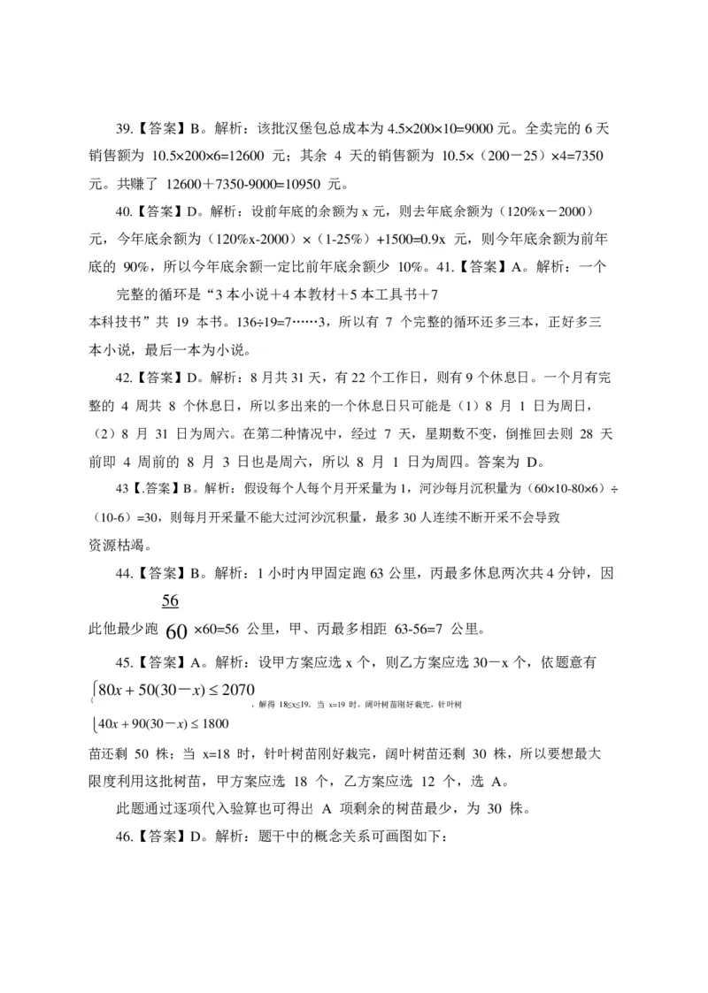 中海油招聘考试预测押题模拟卷-答案_三桶油_中海油_中海油笔试_2、中海油招聘笔试模拟题押题