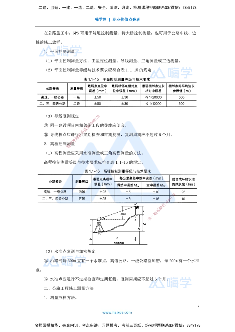 11.2025黄铃-3D实景通关-第一篇公路工程技术（10）路基施工测量_2026年一级建造师_2026年一建公路_2025年一建公路SVIP_02-基础精讲✿高端面授✿深度强化_讲义