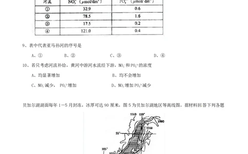 2015年高考地理试卷（四川）（空白卷）_地理历年高考真题_新&middot;PDF版2008-2025&middot;高考地理真题_地理（按年份分类）2008-2025_2015&middot;地理高考真题