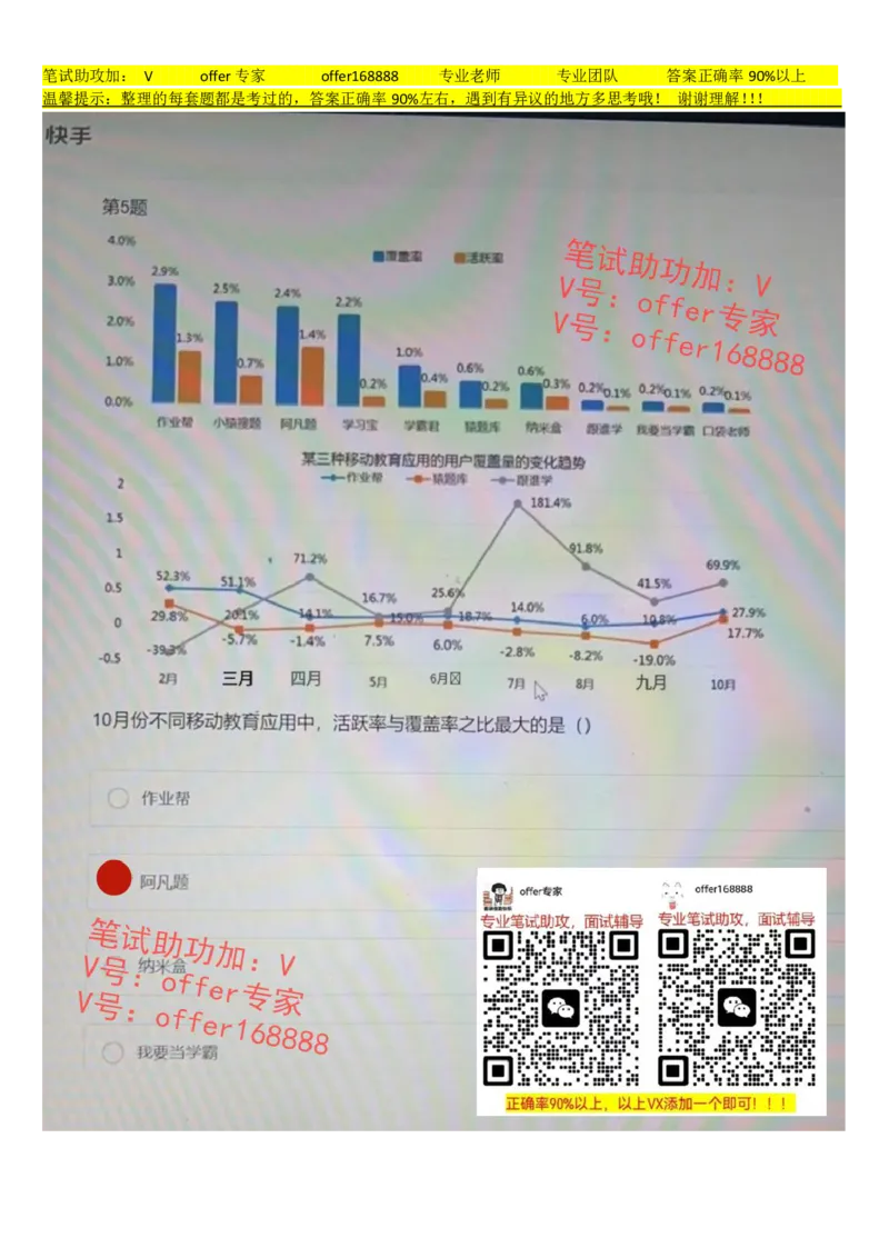 快手题库（2023.8.1）_2025春招题库汇总_十大行测题库_2023年十大热门题库更新中_03、赛码汇总_2024快手8月更新