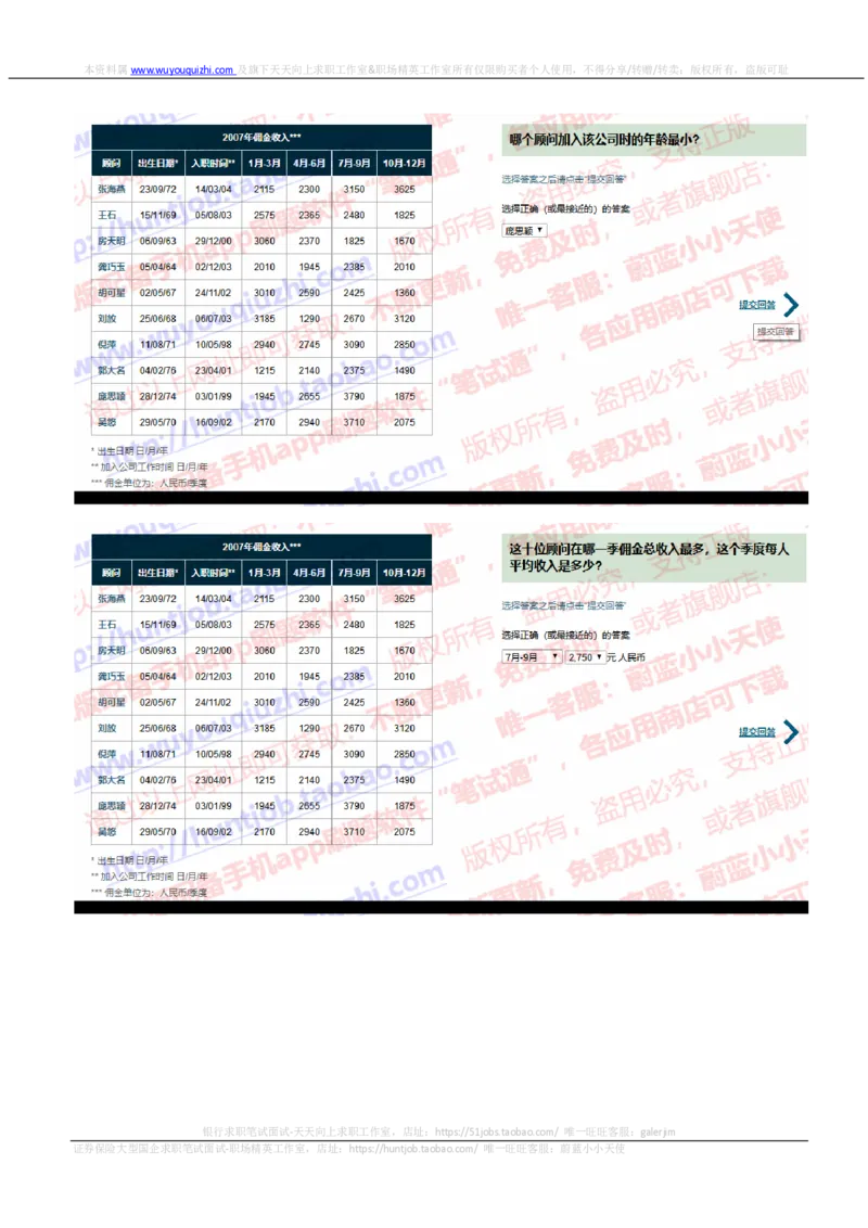 渣打银行2019招聘1024在线测试真题及答案_2025春招题库汇总_外资银行题库_23渣打_2019年历次OT真题及答案