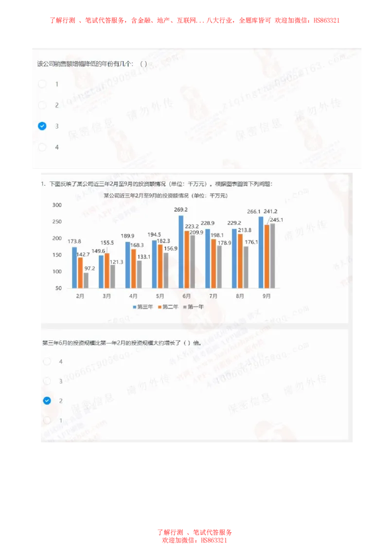 北Sen图表分析题汇总及参考答案_2025春招题库汇总_十大行测题库_2023年十大热门题库更新中_03、赛码汇总_3-京东赛码题库更新中_03、京东物流-新锐之星、管培生测评真题（北森）