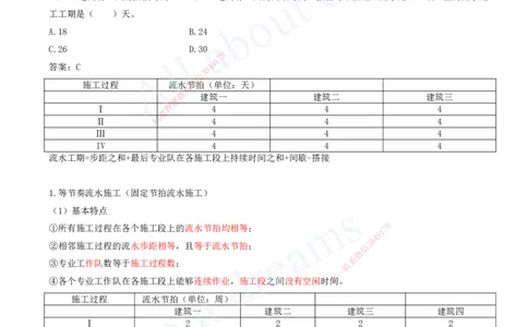 2025-37-第4章-4.2.3-流水施工的基本方式（二）_2026年一级建造师_2026年一建管理_2025年一建管理SVIP_02-基础精讲✿高端面授✿深度强化_17-管理《教材精讲班》金月SMR推荐_讲义