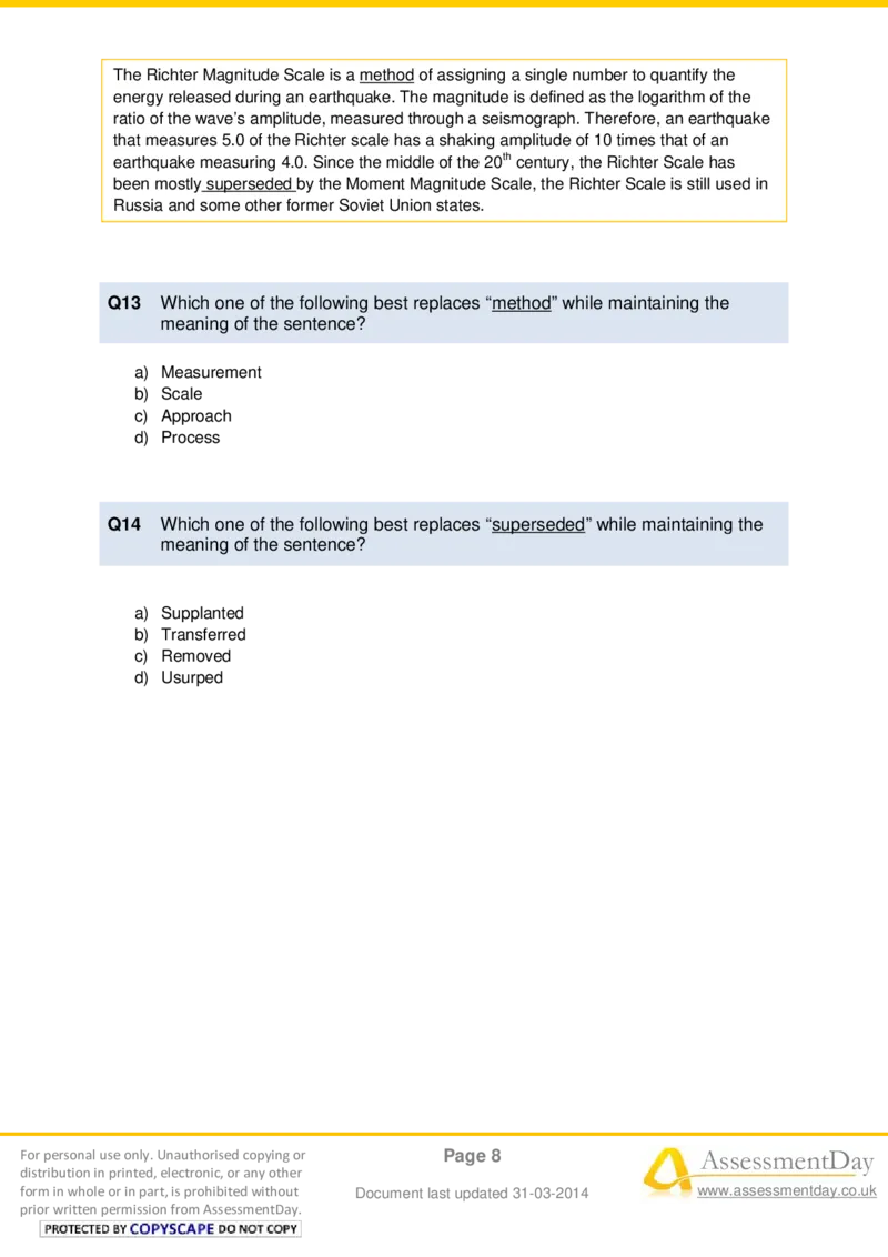 VerbalComprehensionTest5-Questions_2025春招题库汇总_八大题库-1_04八大汇总_信永中和_专业题综合知识-参考_英文题_VerbalReasoningTests