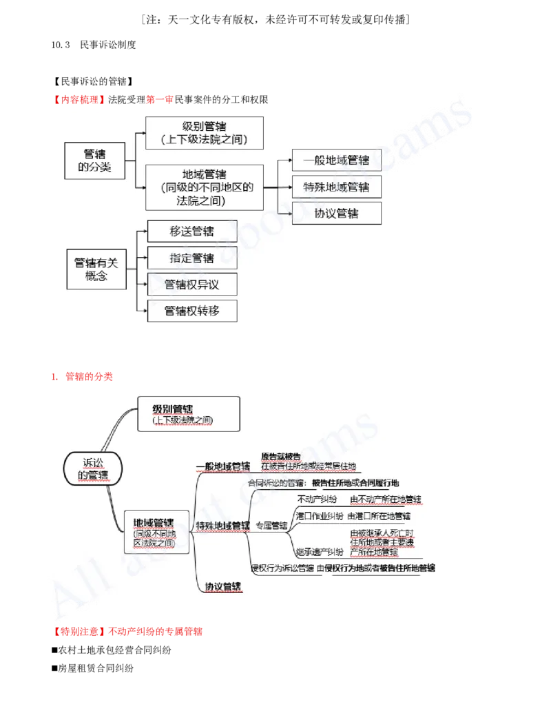 2025-42-第10章-10.3-民事诉讼制度（一）_2026年一建法规_2025年一建法规SVIP_02-基础精讲✿高端面授✿深度强化_10-法规《天一精讲班》王欣、王竹梅KL_王竹梅_讲义