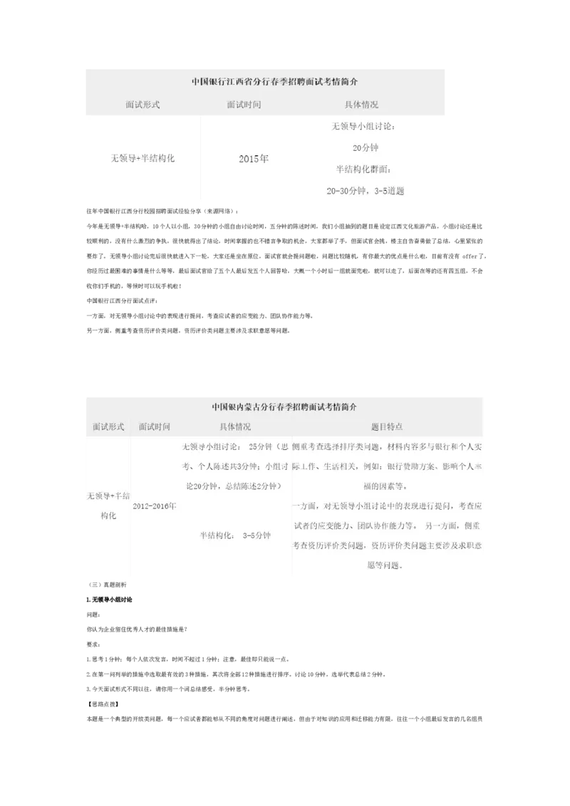 中行_2025春招题库汇总_十大行测题库_2023年十大热门题库更新中_09、易考汇总_银行面试_03银行面试资料_银行面试相关资料_面试技巧指导_部分银行面试真题整理版题库